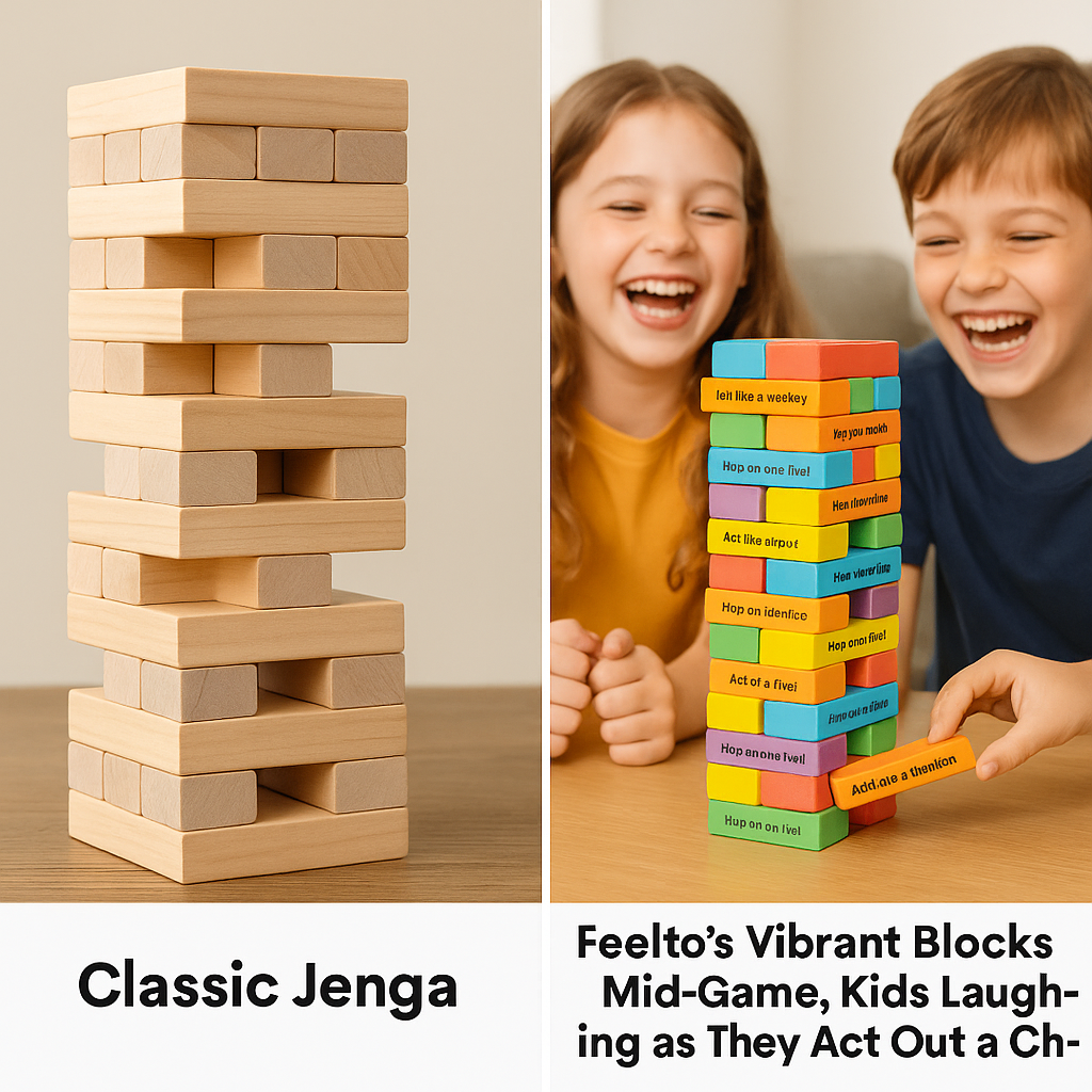 Jenga with a Twist! How Our Activity Tower Blocks Make Learning Fun
