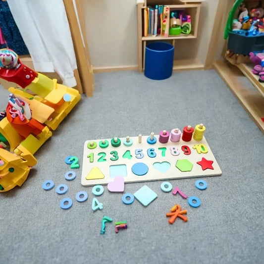 Toy 3-in-1 Educational Activity Board for kid