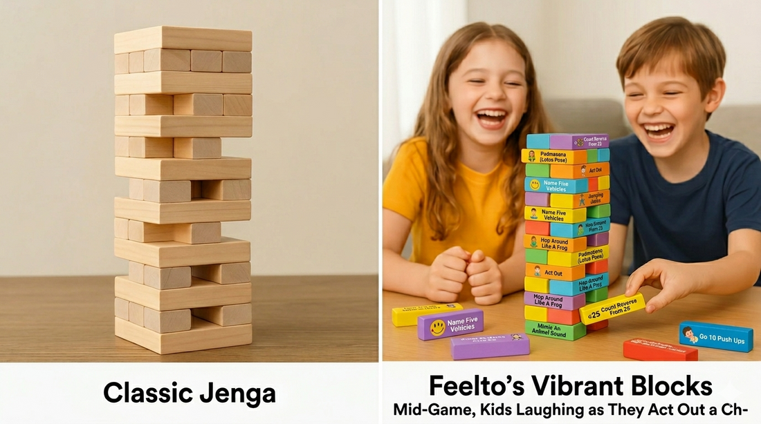 Jenga with a Twist! How Our Activity Tower Blocks Make Learning Fun