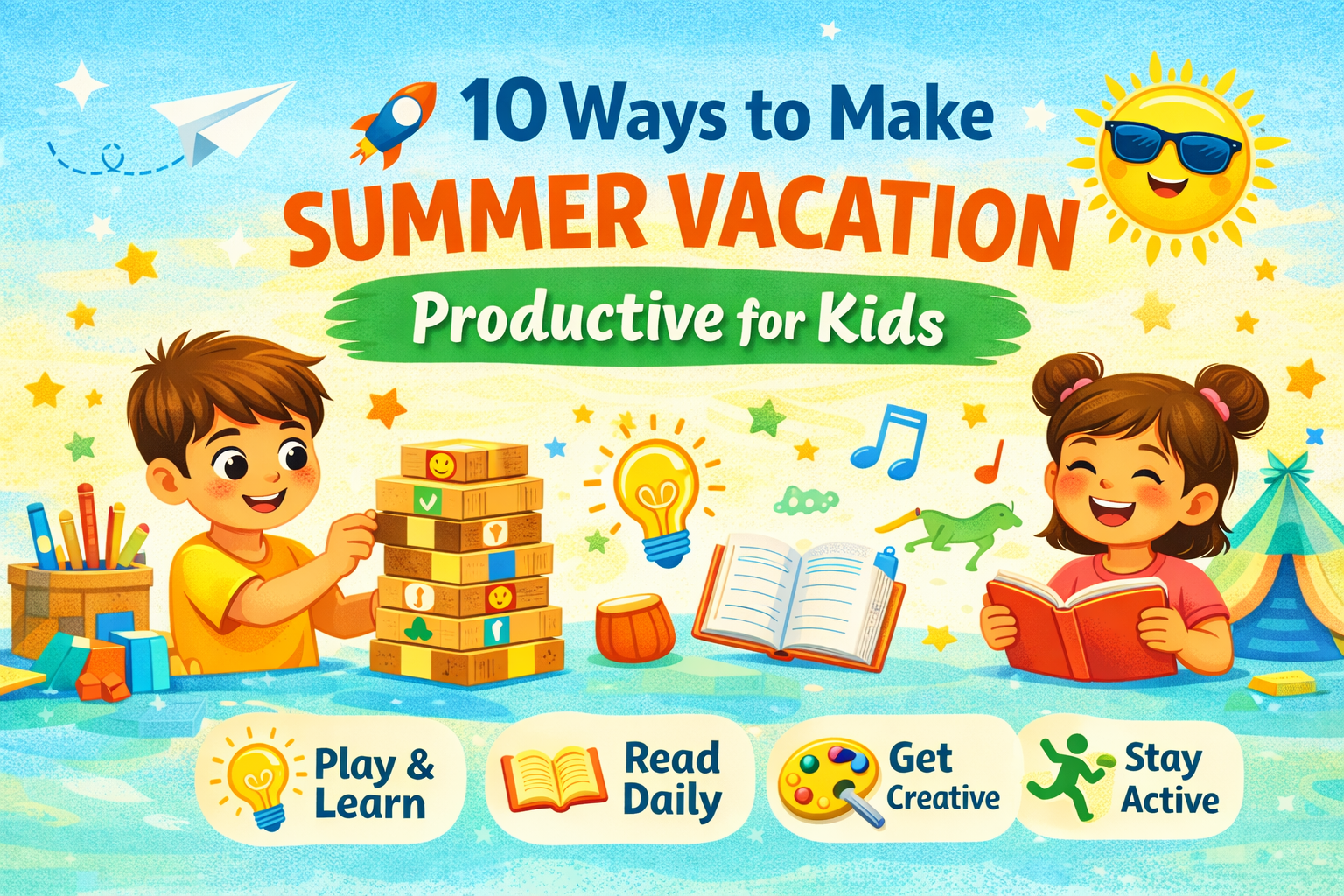 10 Ways to Make Summer Vacation Productive for Kids – Feelto