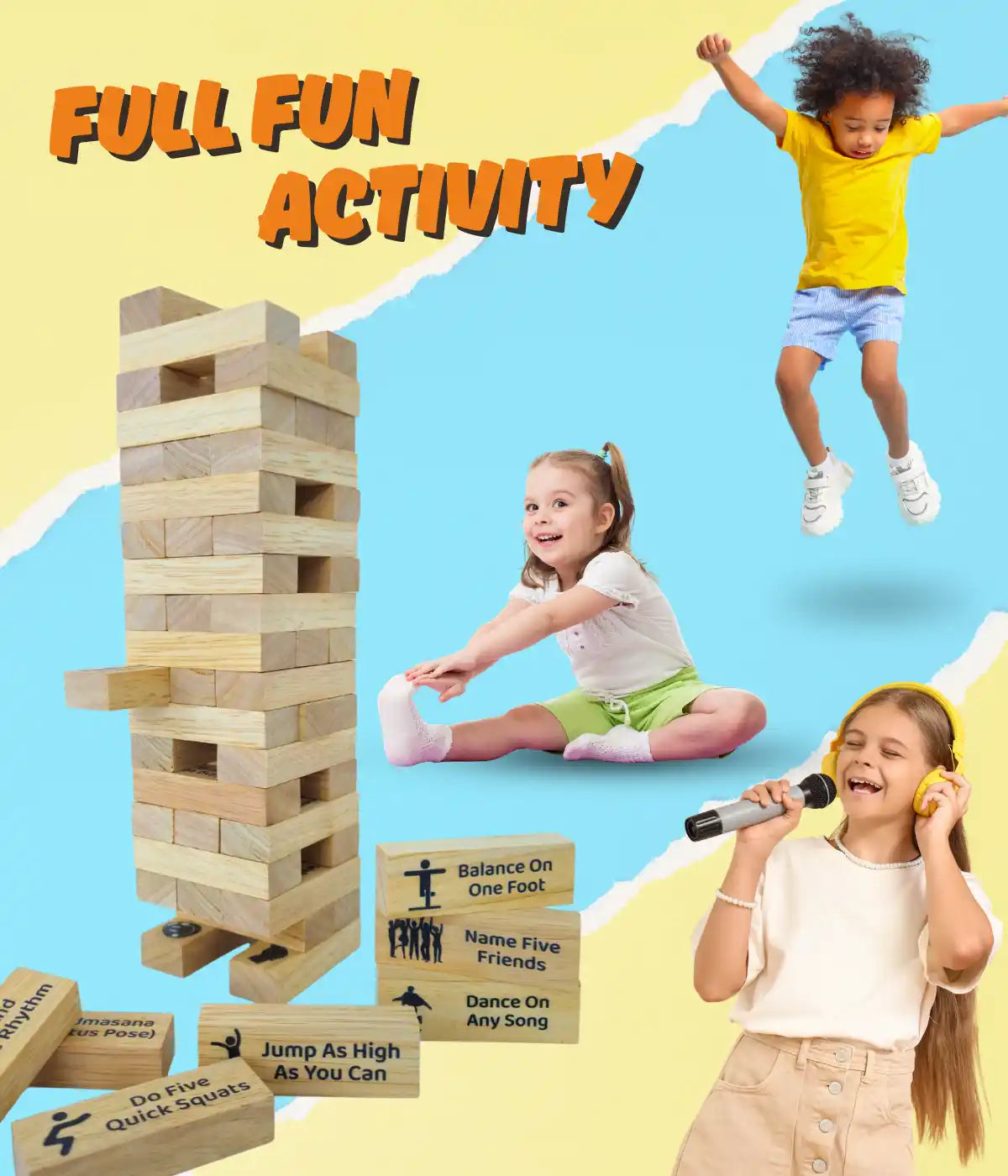 Toy Feelto Kids Activity Tower Block - Beige Edition