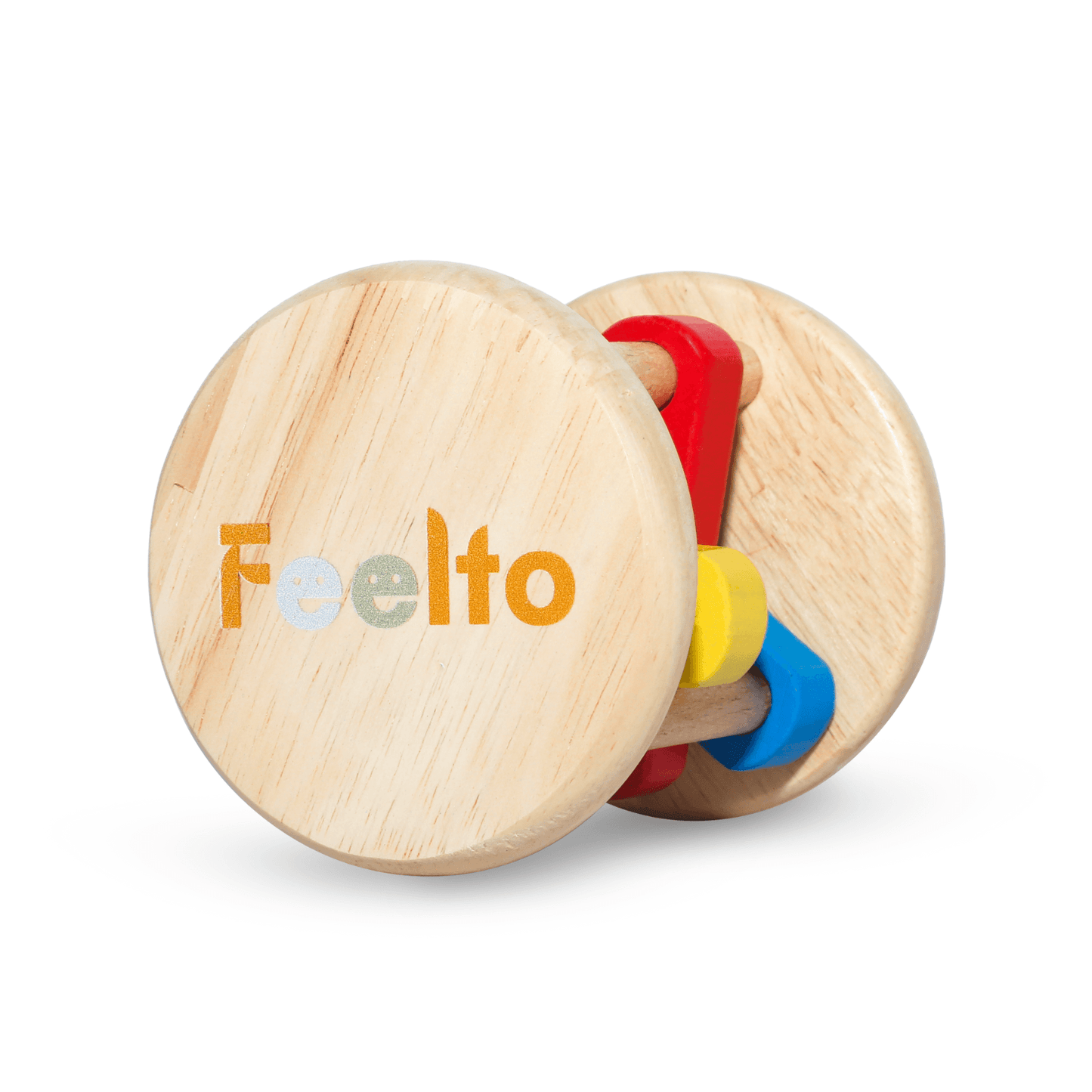 Toy Wooden Stick Rattle for Infants 6-12 Months | Safe Wooden Baby Toy