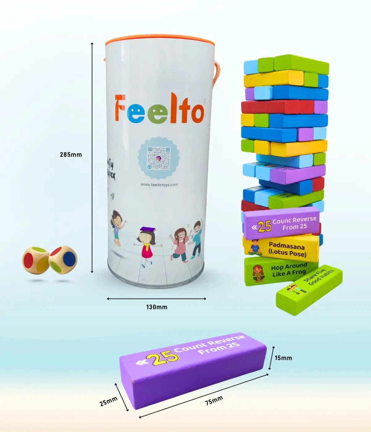 Toy Kids Activity Tower Block
