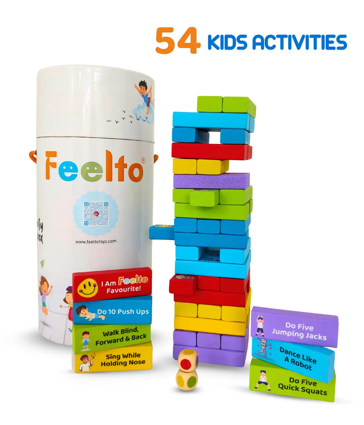 Toy Feelto Kids Activity Tower Block