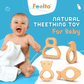 Toy Natural Wooden Teether for Infants (6-12 Months) - Musical Design