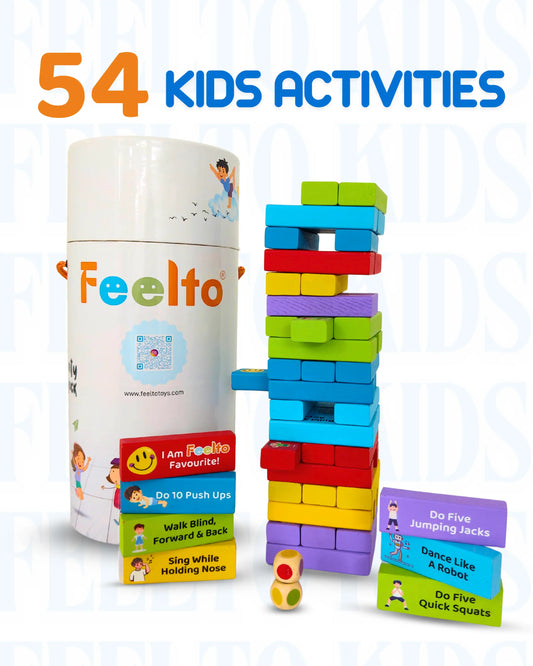 Toy Feelto Kids Activity Tower Block