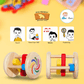 Toy Wooden Stick Rattle for Infants 6-12 Months | Safe Wooden Baby Toy
