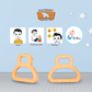 Toy Natural Wooden Teether for Infants (6-12 Months) - Musical Design